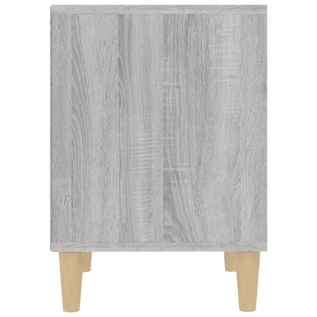 Comodino | Armadio da Notte | Mobiletto da notte Grigio Sonoma 40x35x50 cm