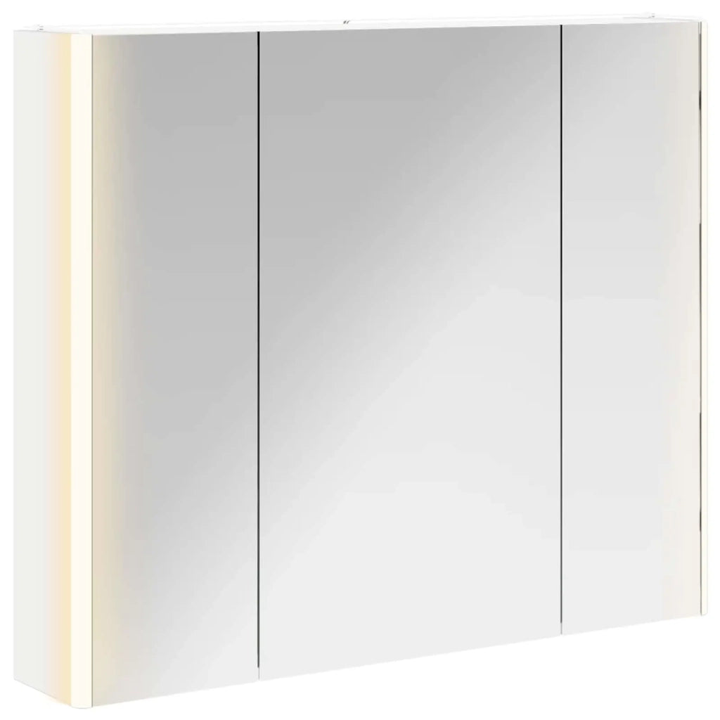 Mobiletto per specchio da bagno Bianco 83,5 x 15,5 x 70 cm 889263