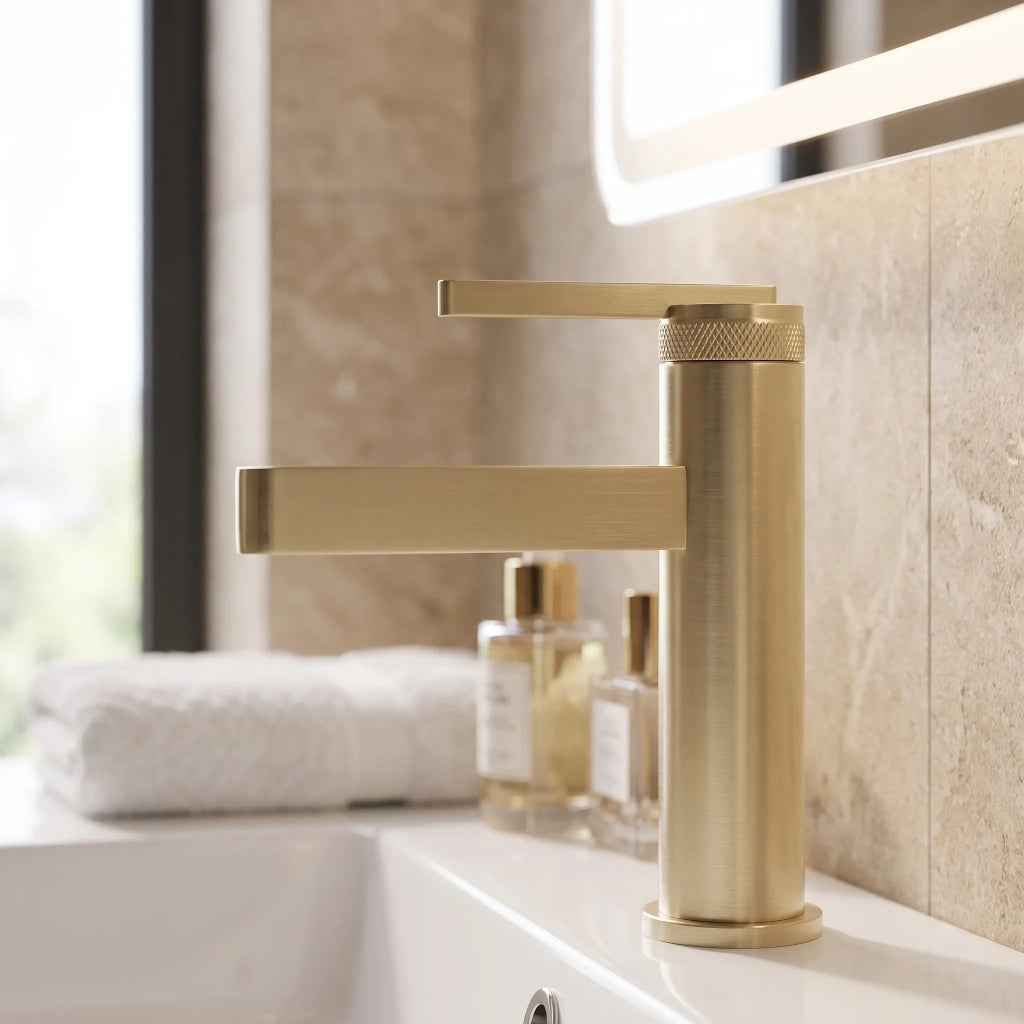 Rubinetto Da Bagno Rea Grace Brush Gold