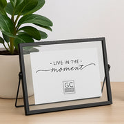 Cornice in metallo nero FORMATO: 15x10 cm (orizzontale)