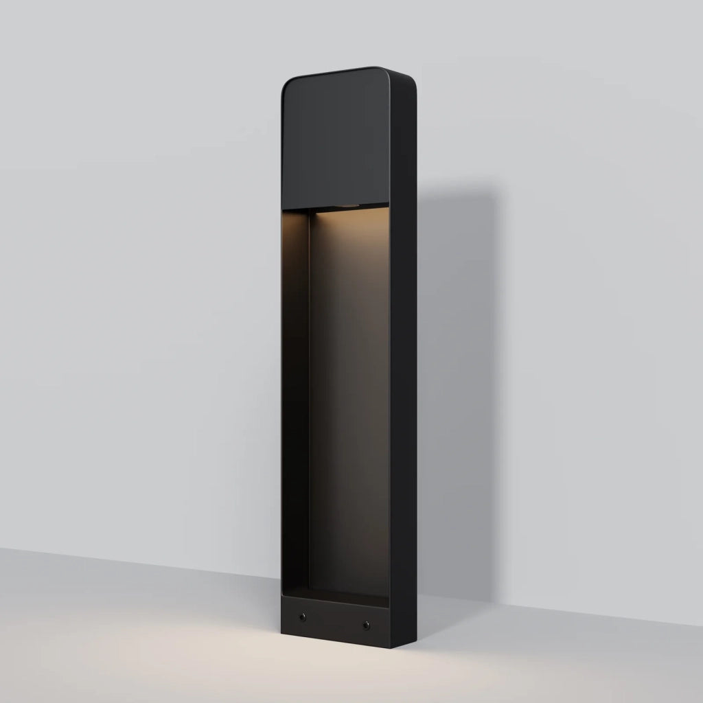Maytoni Lampada da terra Porte 1 luce LED integrato IP54 nero alluminio