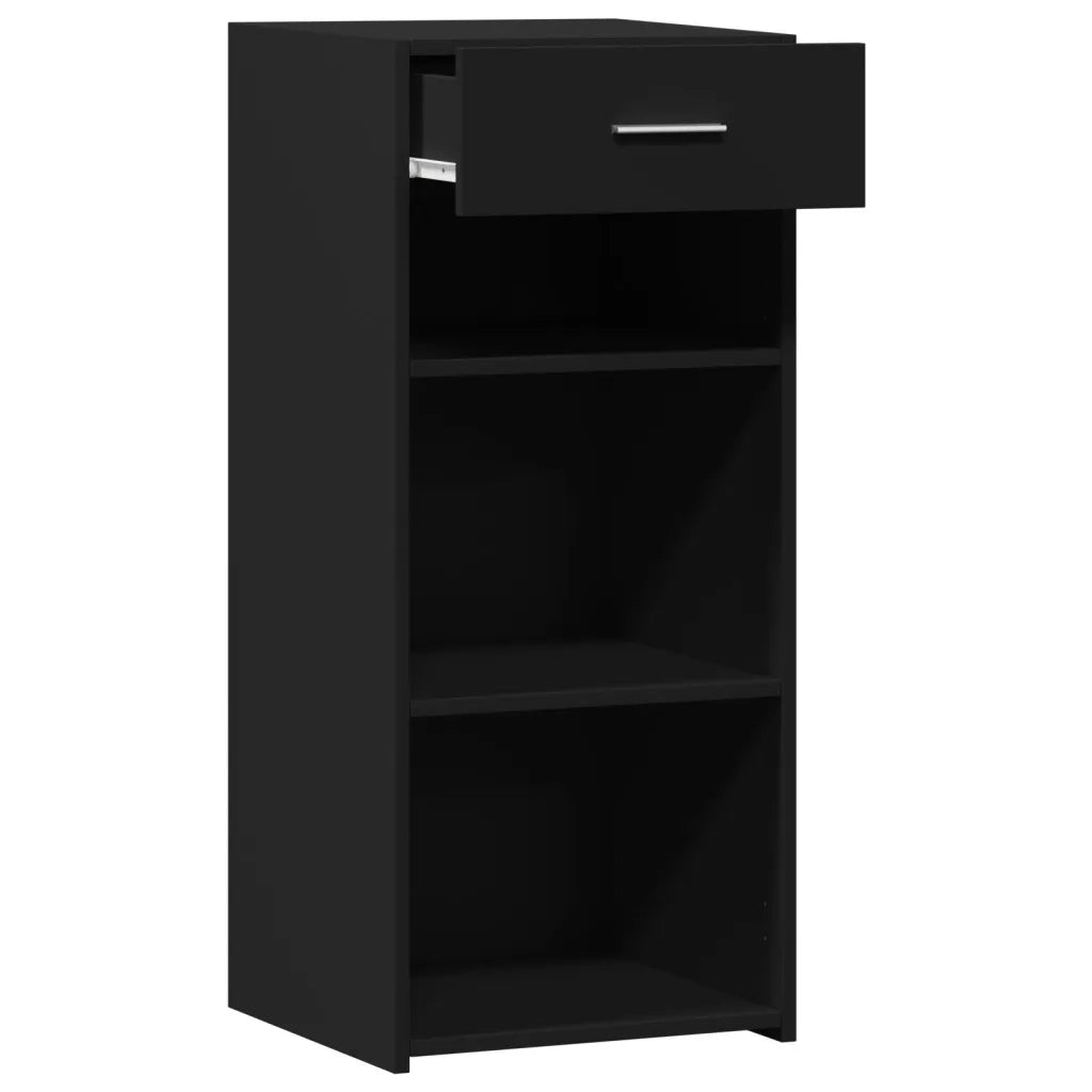 Credenza Nera 40x42,5x93 in Legno Multistrato 846314
