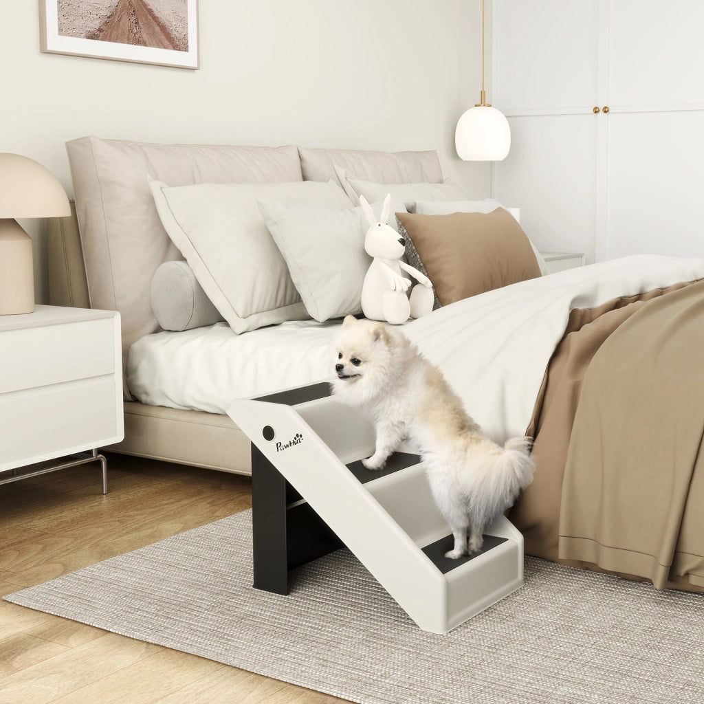 Scaletta per Cani e Gatti con 3 Scalini ¨C zephmum ¨C Crema
