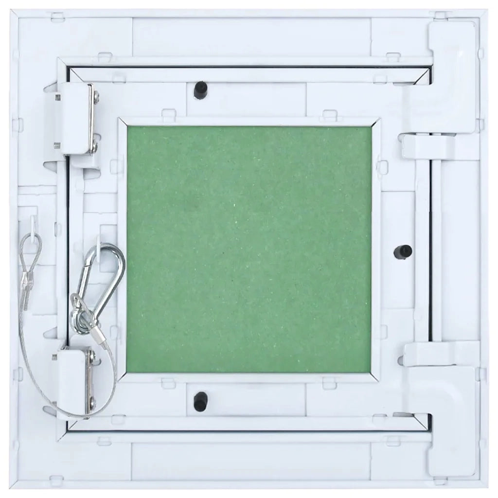 Pannello di Accesso Verde e Argento 20 x 20 cm 4018449
