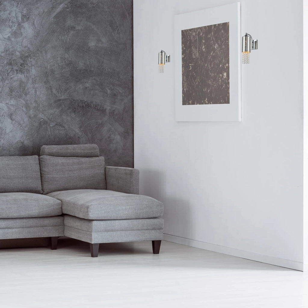 Applique MOONLIGHT ML4362 cromata cristallo E14 40W Milagro