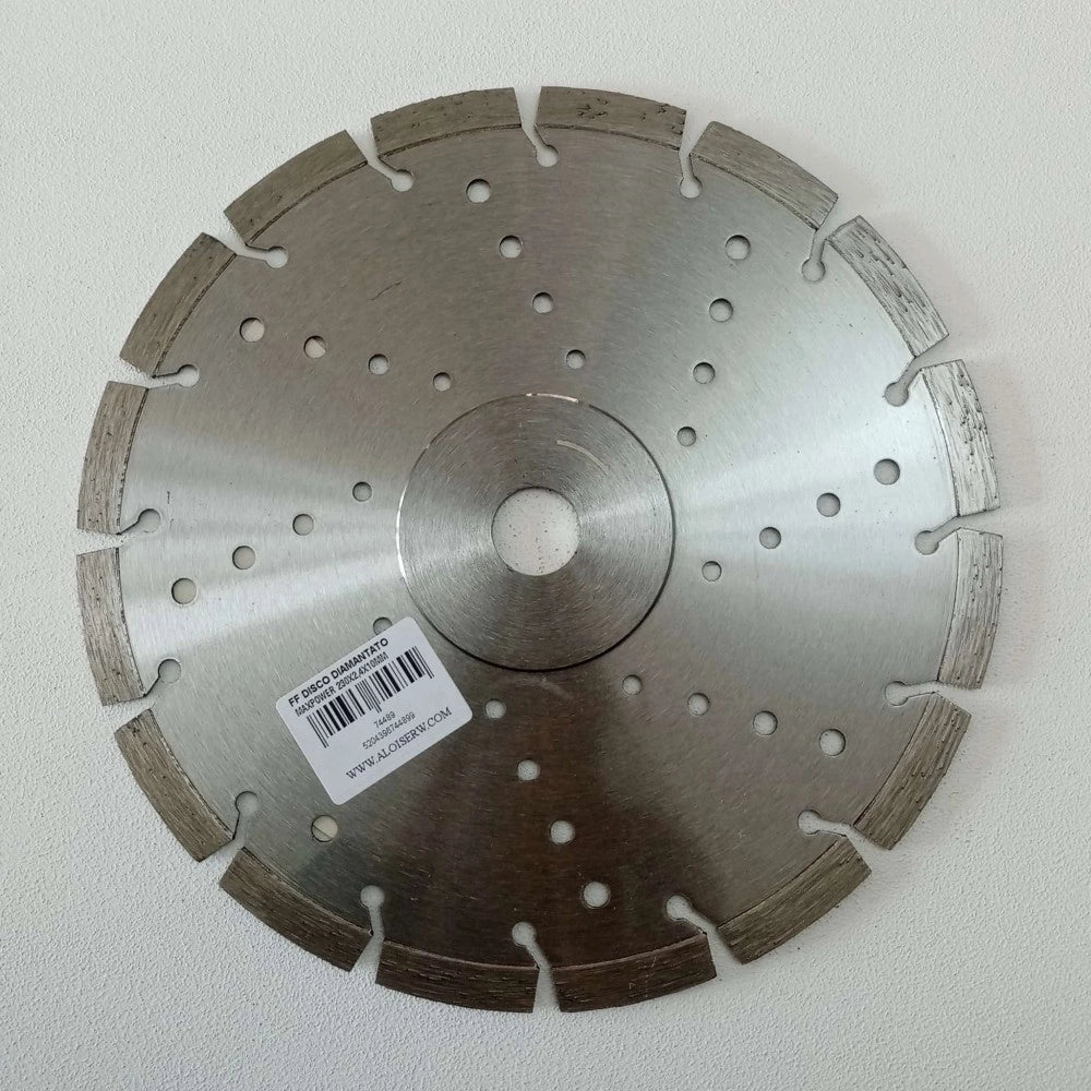 Benman maxpower laser universal 230mm disco diamantato per calcestruzzo armato, rocce dure, materiali da costruzione