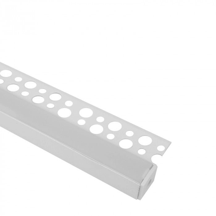 Profilo LED GP1S incasso bianco diffusore opale 2m Ecolight