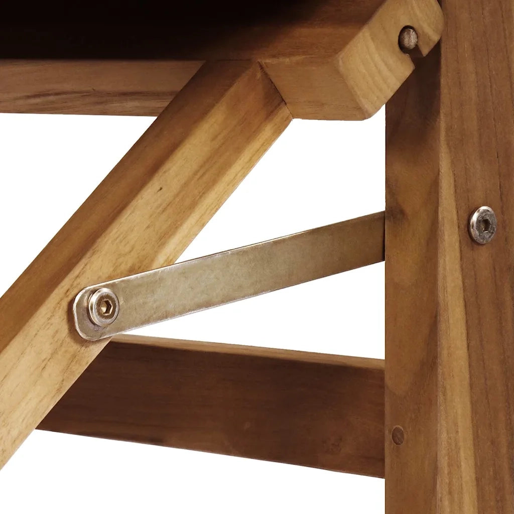 Sedia da pranzo Grigio 56 x 54 x 87 cm Legno di teak solido 42008018