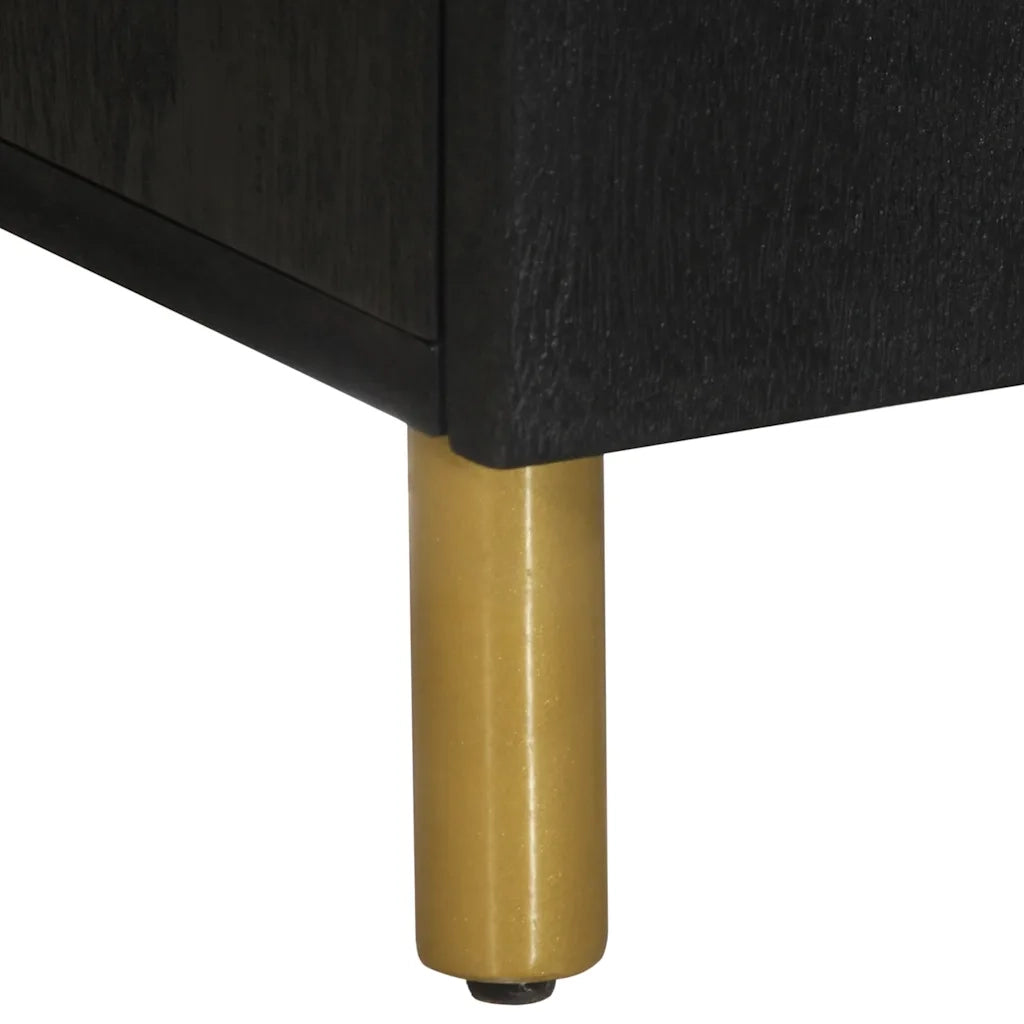 Credenze 3 pz Nere in Legno Multistrato 3309993