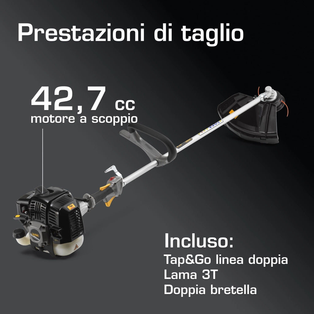 Decespugliatore kw 1,25 Hp 1,5 Alpina ABR42