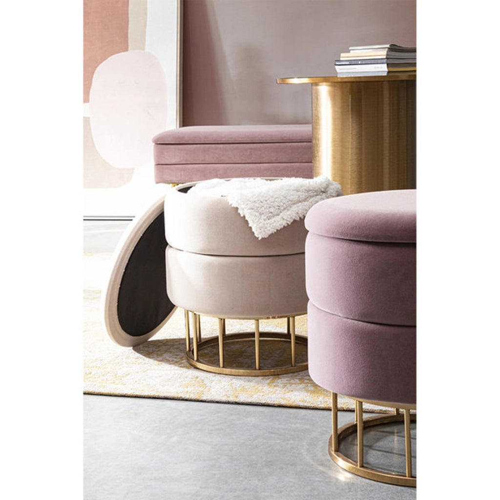 Sgabello cont. pavlina mauve