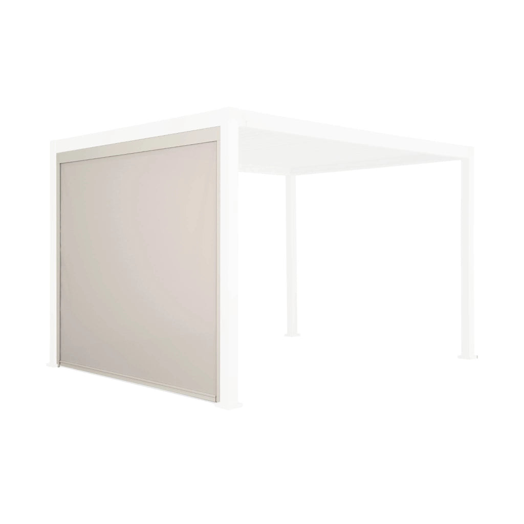 Tenda laterale 4m per pergola 3x4m, beige