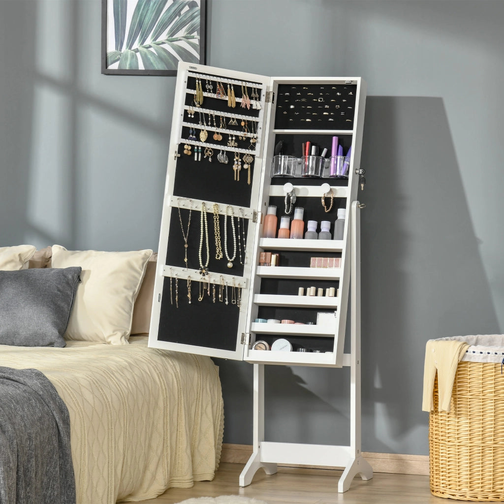 Armadio da trucco con specchio e luci LED ¨C Minimal ¨C bianco