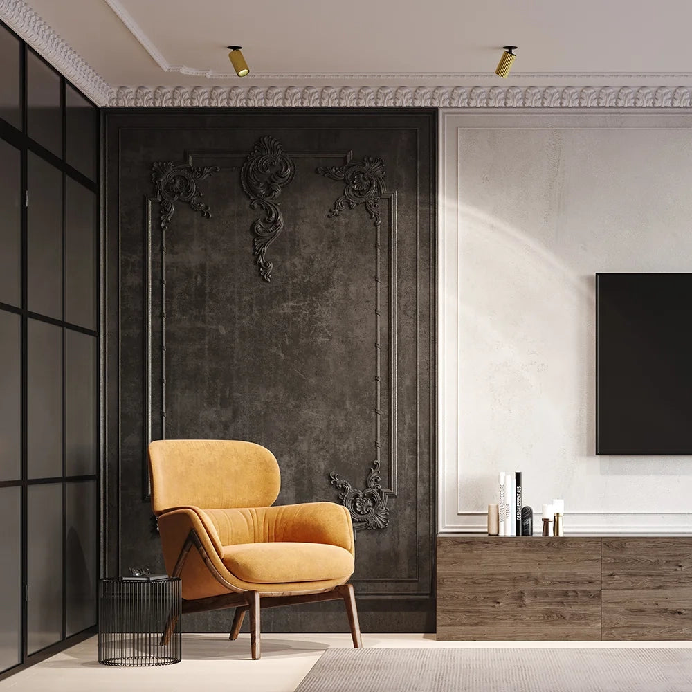Maytoni Plafoniera design Calipso 1 luce GU10 nero alluminio