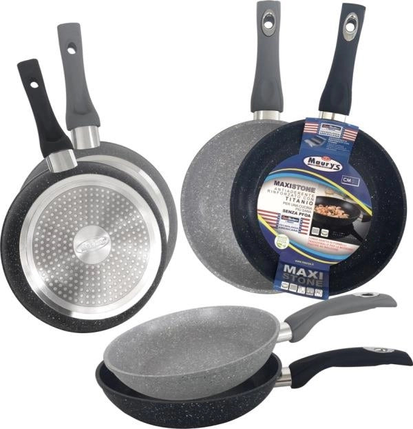 MAURY'S MAXI STONE TITANIUM PADELLA 32CM