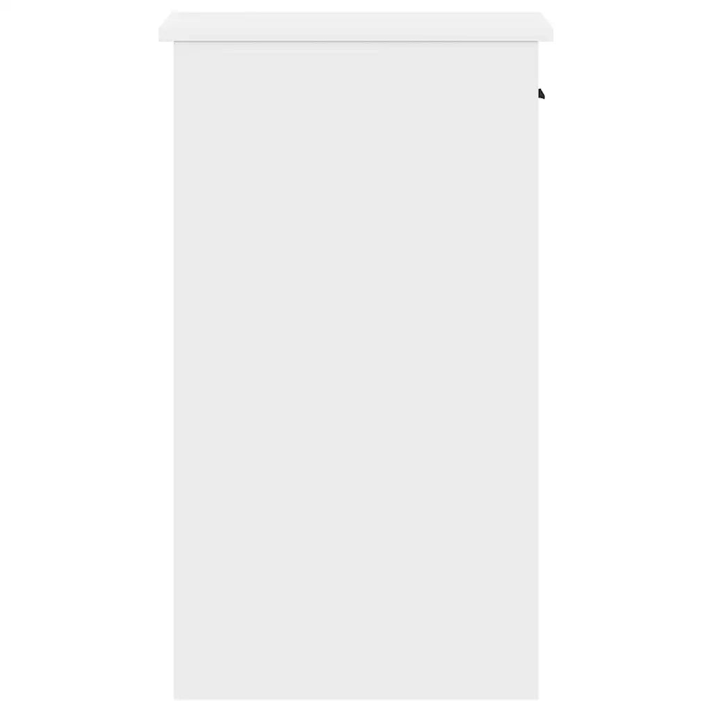 Supporto a Torre per Computer con Cassetto Bianco 35x45x77 cm 858740