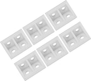 50 Pezzi di Supporto Angolare in Plastica per Mobili - Supporto Angolare - Codice di Supporto per Mobili - Supporti Angolari - Connettori Angolari - Accessori per Mobili.