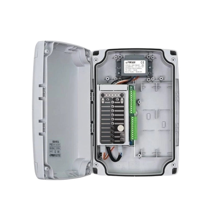 BOX IP55 E CENTRALE COMANDO CON RICEVITORE INTEGRATO LIFE GEUNI R 1AB0050000