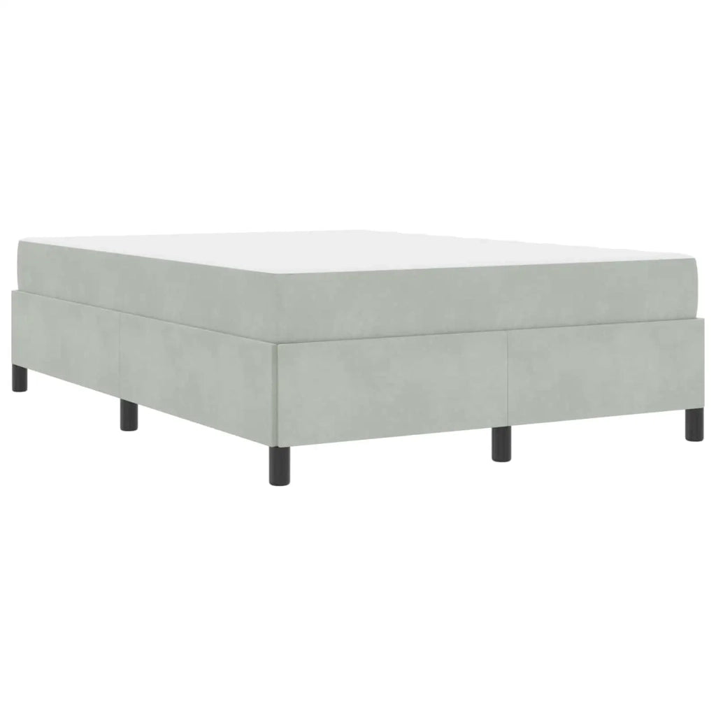 Struttura del letto Grigio chiaro 160 x 200 cm Tessuto 3399072