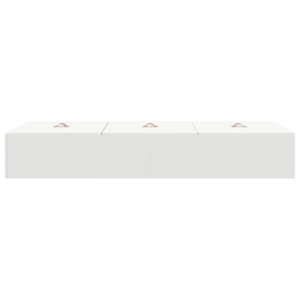 Struttura letto con contenitore Bianco 100 x 200 cm 3335349