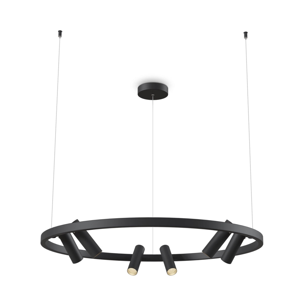 Lampada a sospensione Maytoni Satellite LED 42W nera