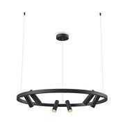 Lampada a sospensione Maytoni Satellite LED 42W nera