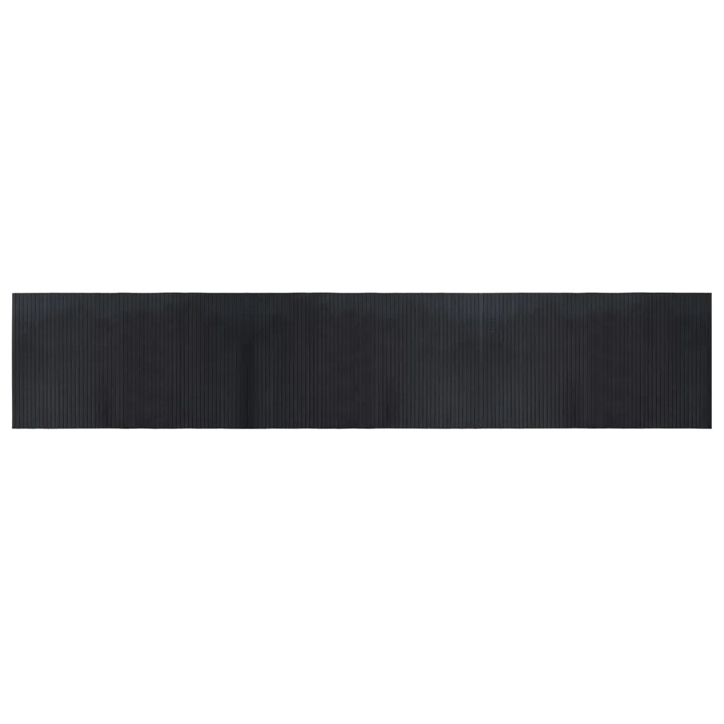 Tappeto Rettangolare Nero 60x300 cm in BambÃ¹