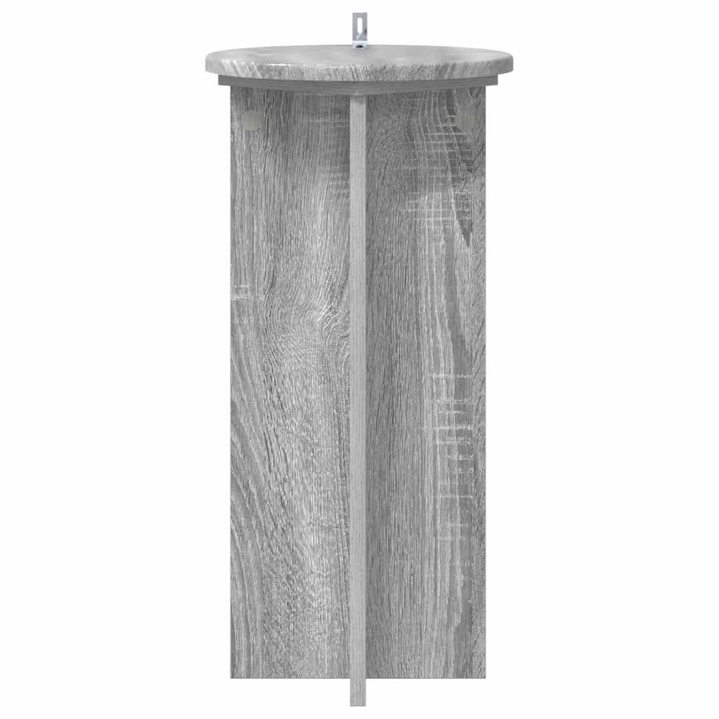 Supporto per piante 2 pz Grigio Sonoma 29,5 x 29,5 x 60 cm 899723