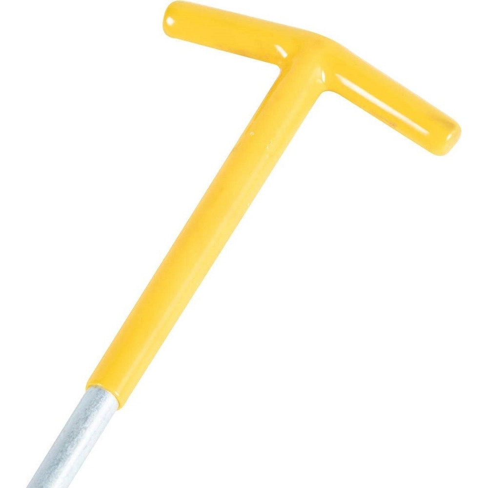 Trade Shop - Chiave Candela Snodata 50cm Diametro 21 Mm Manutenzione Auto Impugnatura Gommata -