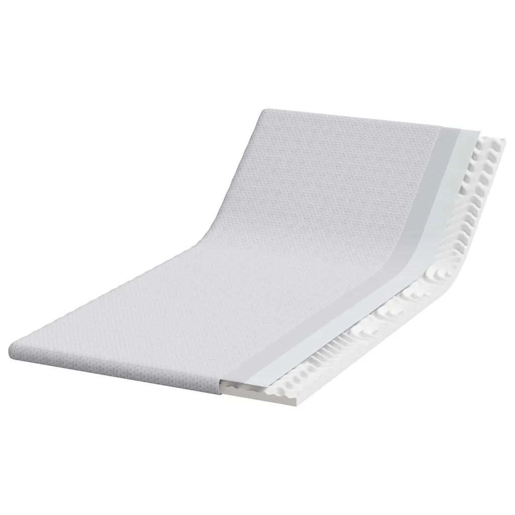 Topper per materasso Bianco 90 x 200 cm Tessuto Jacquard 4106190