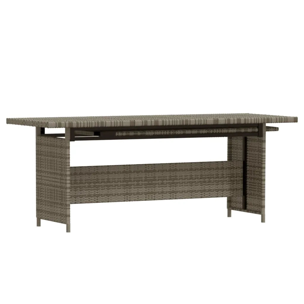 Set Divani da Giardino 3 pz con Cuscini in Polyrattan Grigio 3098168