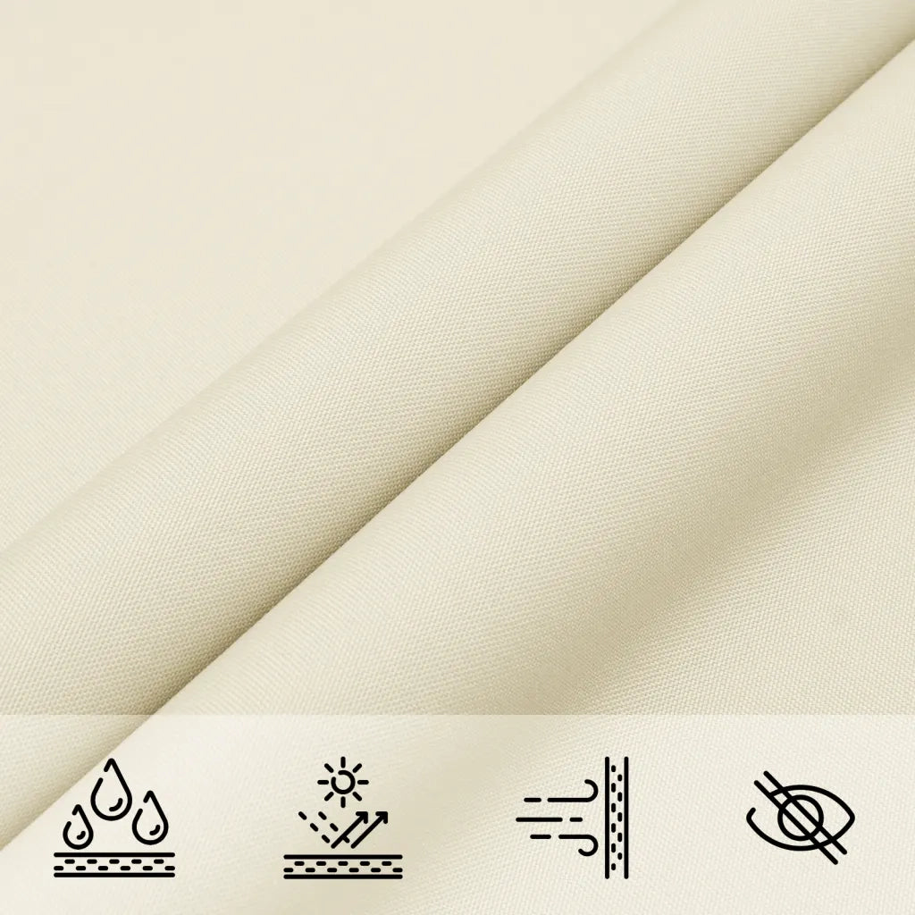 Vela Parasole | Telo Ombra | Vela da ombra in Tela Oxford Quadrata 2,5x2,5 m Crema