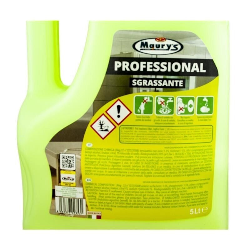 MAURY'S PROFESSIONAL 5LT DETERGENTE SGRASSANTE LIMONE