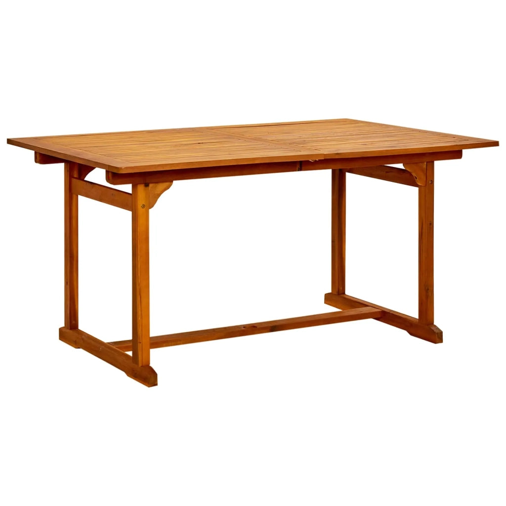 Set da pranzo da giardino 7 pezzi Naturale 3434528