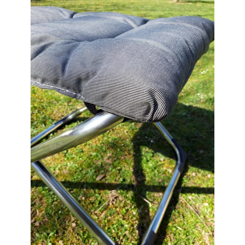 Repose-pieds Chico aluminium â€“ Gris