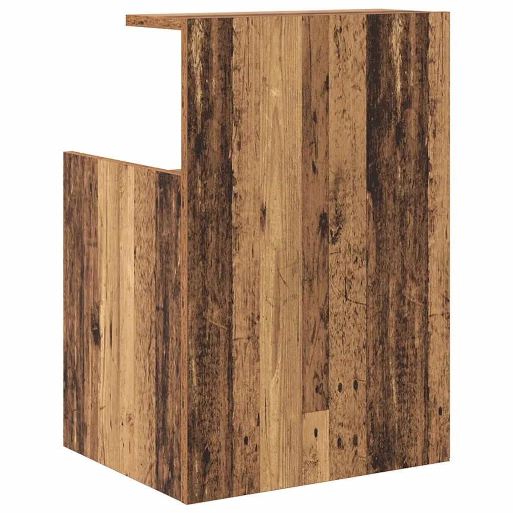 Armadio da Notte 2 pcs Legno vecchio 40 x 35 x 60 cm 875135