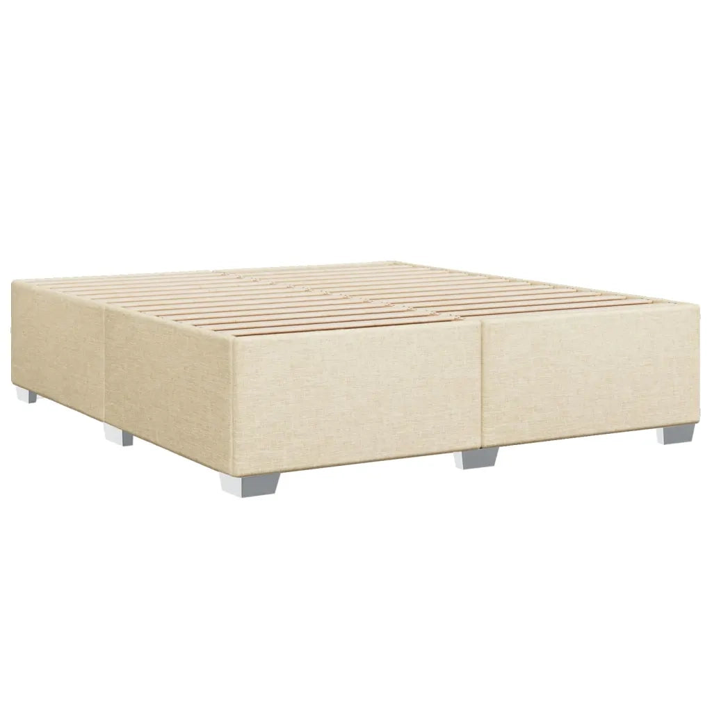 Giroletto senza Materasso Crema 200x200 cm in Tessuto 3284504