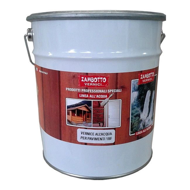 Vernice per pavimenti in legno  ecologica all'acqua trasparente - basso spessore - Vernice Per Pavimenti In Legno  Ecologica All'acqua Trasparente - Basso Spessore Tanica Da 5 L