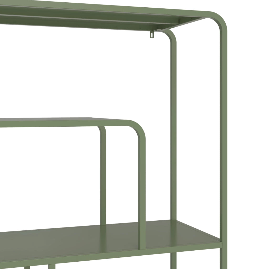 Console design in metallo verde militare CAPUCINE
