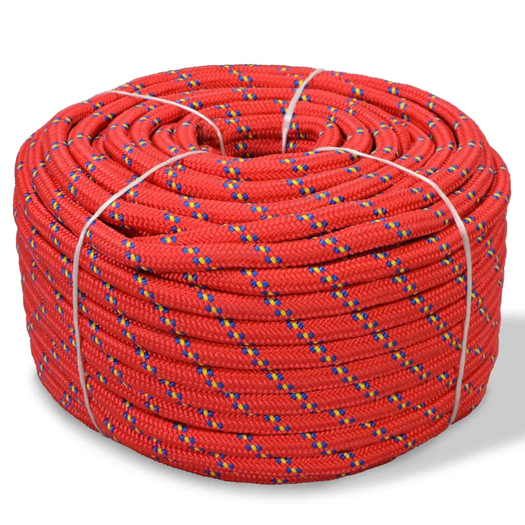 Corda Nautica in Polipropilene 10 mm 50 m Rosso cod mxl 54439