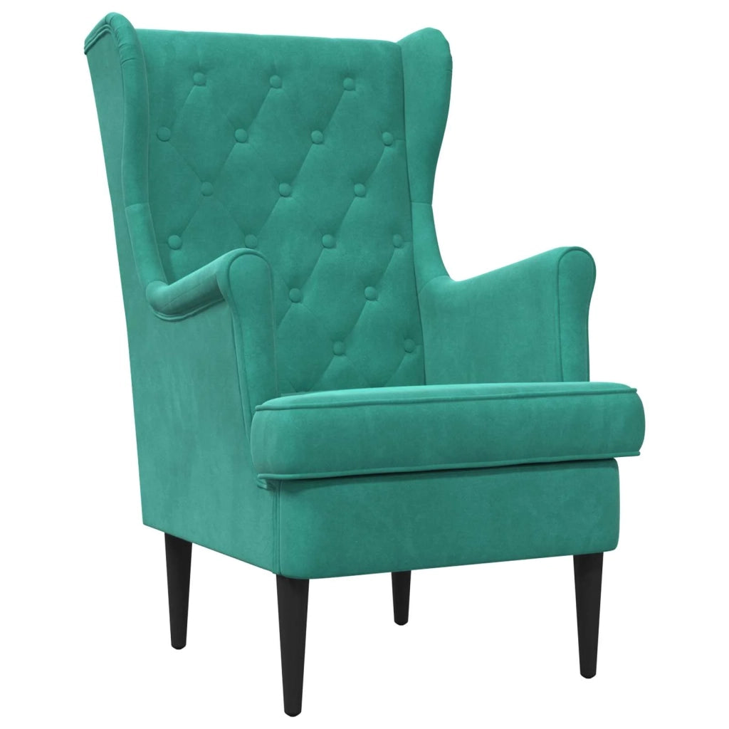 Poltrona Turchese Velluto 42029936