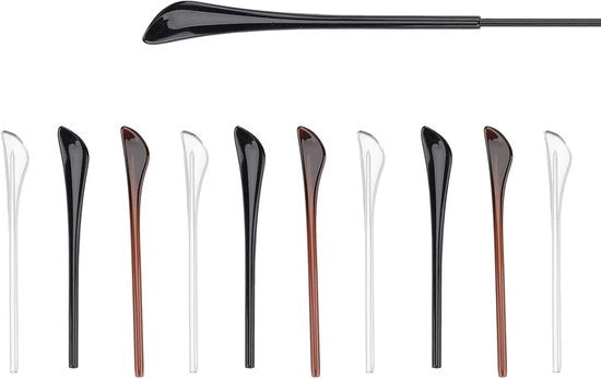 Set di 3 paia di supporti antiscivolo per occhiali in cellulosa acetato - Orecchini per occhiali - Comfort per occhiali da sole - Cappuccio di ricambio per occhiali da sole