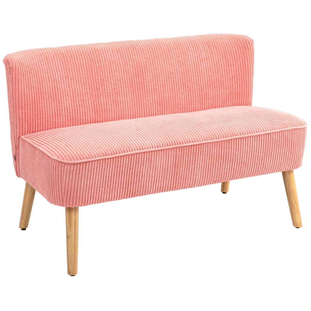 Divano 2 posti ¨C Minimal ¨C rosa, 117x56.5x77 cm