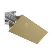 LUBIANA D 3M - PROFILO LINEARE E DIFFUSORE PER PARETE/SOFFITTO MT 3 ORO