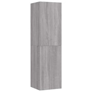 Mobile TV multimediale mensola TV credenza TV sala da pranzo soggiorno camera da letto a parete Sonoma 30,5 x 30 x 110 cm grigio 02_0028176