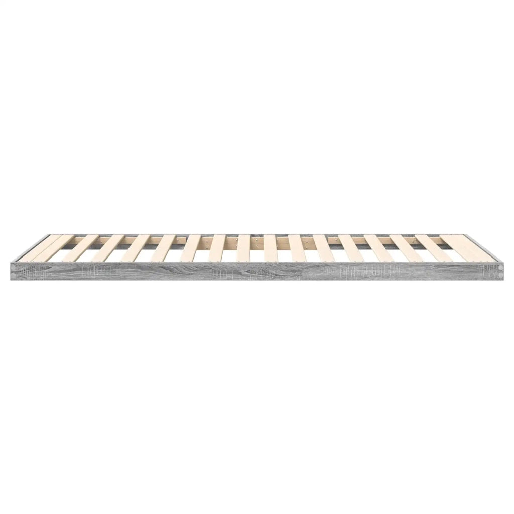 Struttura letto a terra-Giroletto Grigio Sonoma 80 x 200 cm