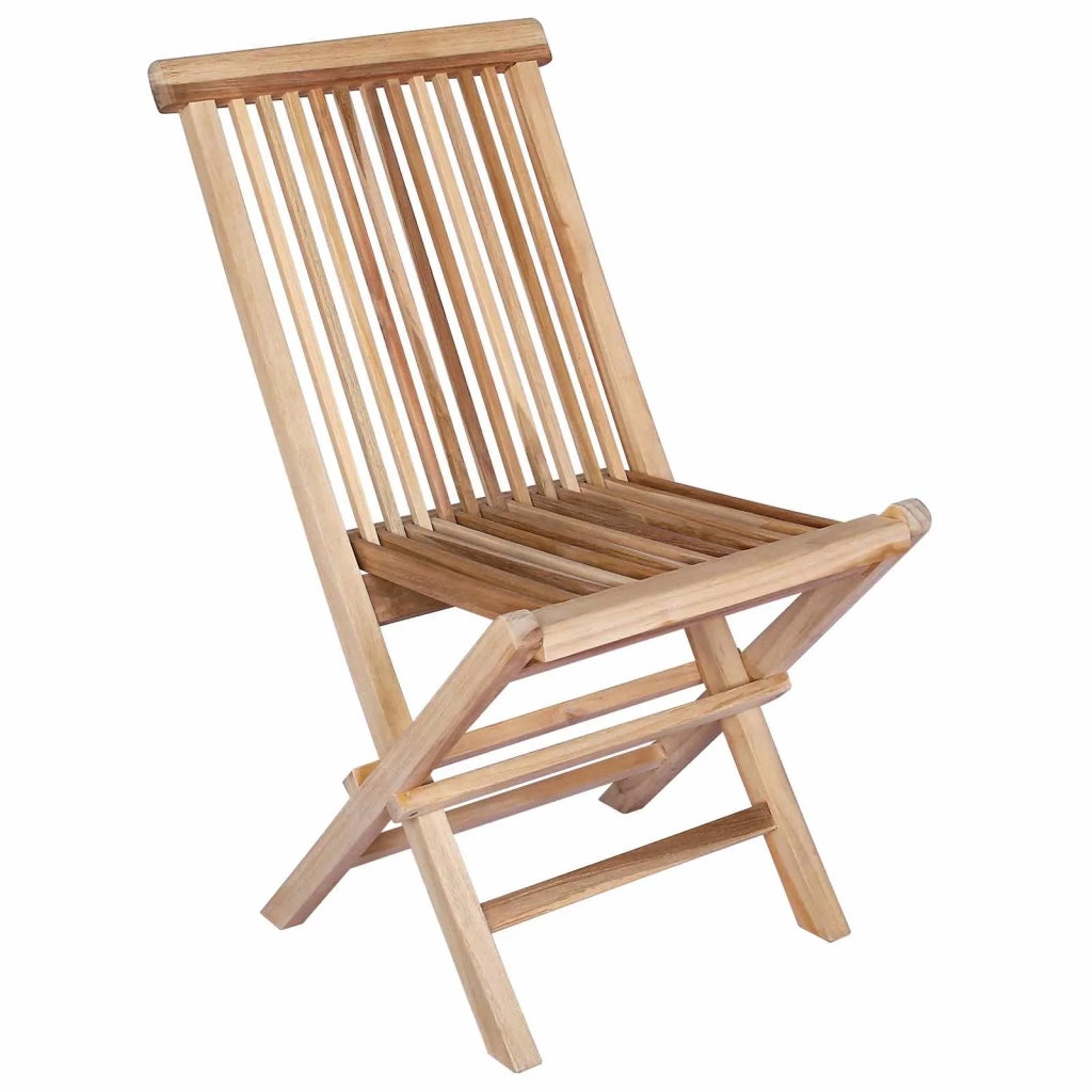 Set di Mobili da Giardino 7 pz Naturale Legno di teak solido 3418859