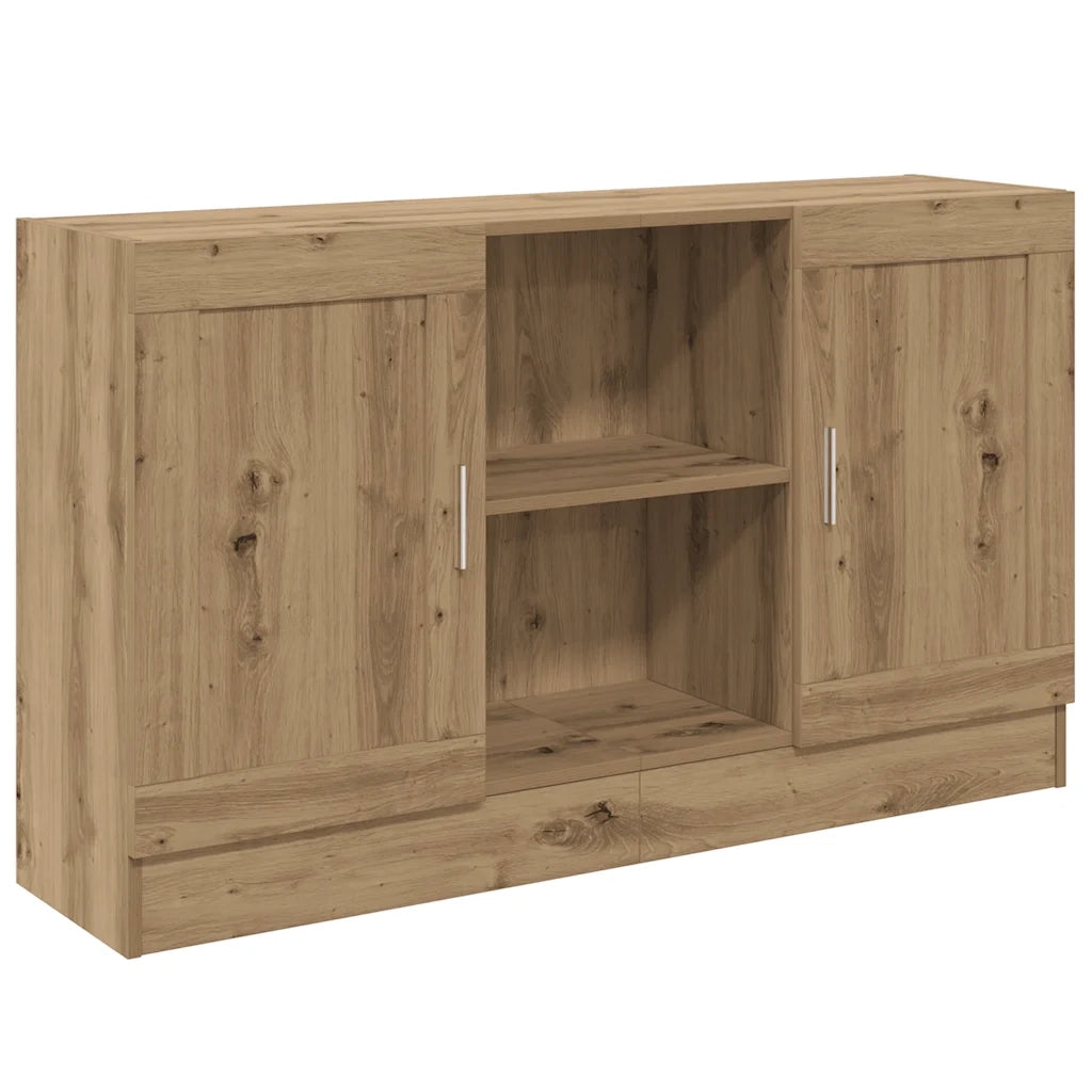 Credenza-Buffet-Armadio da cucina Rovere Artigianale 120x30,5x70 cm in Truciolato 383196