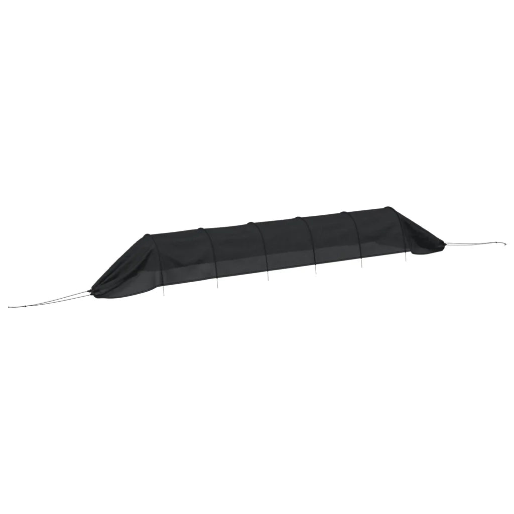 Tunnel a Rete Nero 300x50x48,5 cm in Acciaio e Polietilene CFW5707721