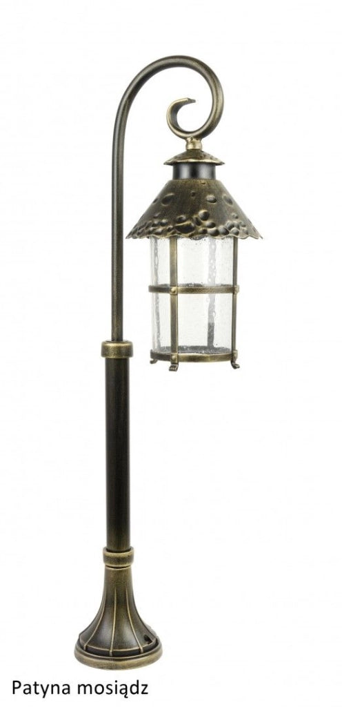 Lampione da esterno retro Toledo 86cm E27 nero IP23